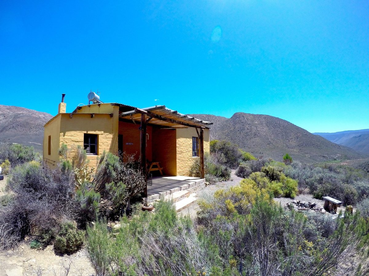 A photo taken of a house at Simonskloof